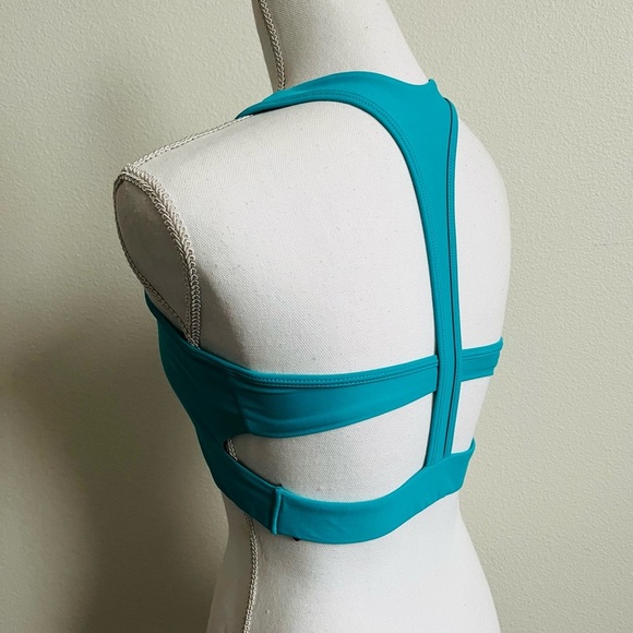 Teal Racerback Sports Bra Onzie S/M - Picture 5 of 9